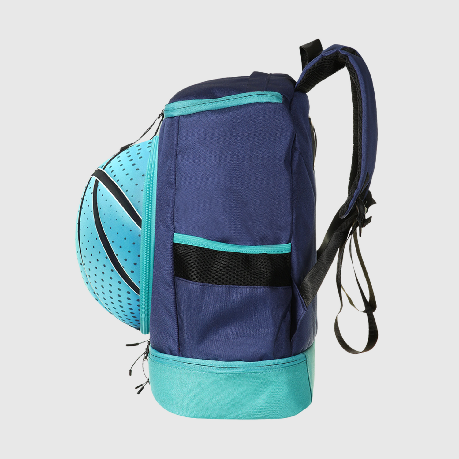 Basketball Bag with Ball and Shoe Compartments