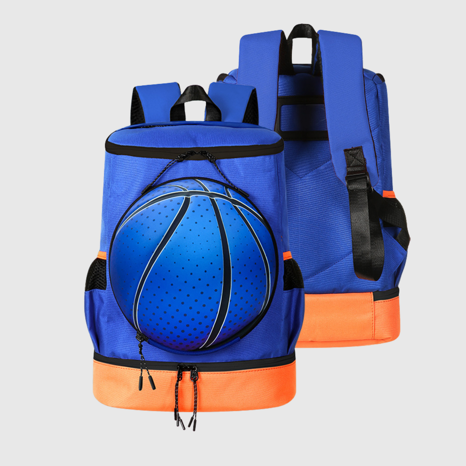 Basketball Bag with Ball and Shoe Compartments