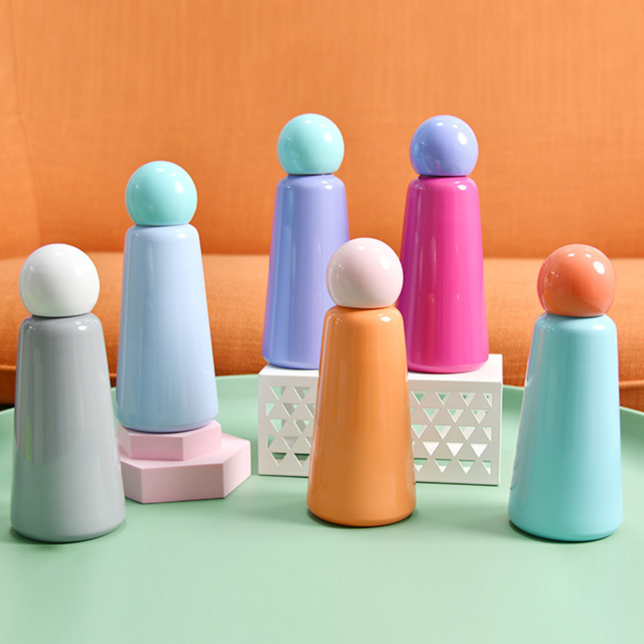 17oz Color Pop Insulated Stainless Steel Water Bottle for Kids and Adults