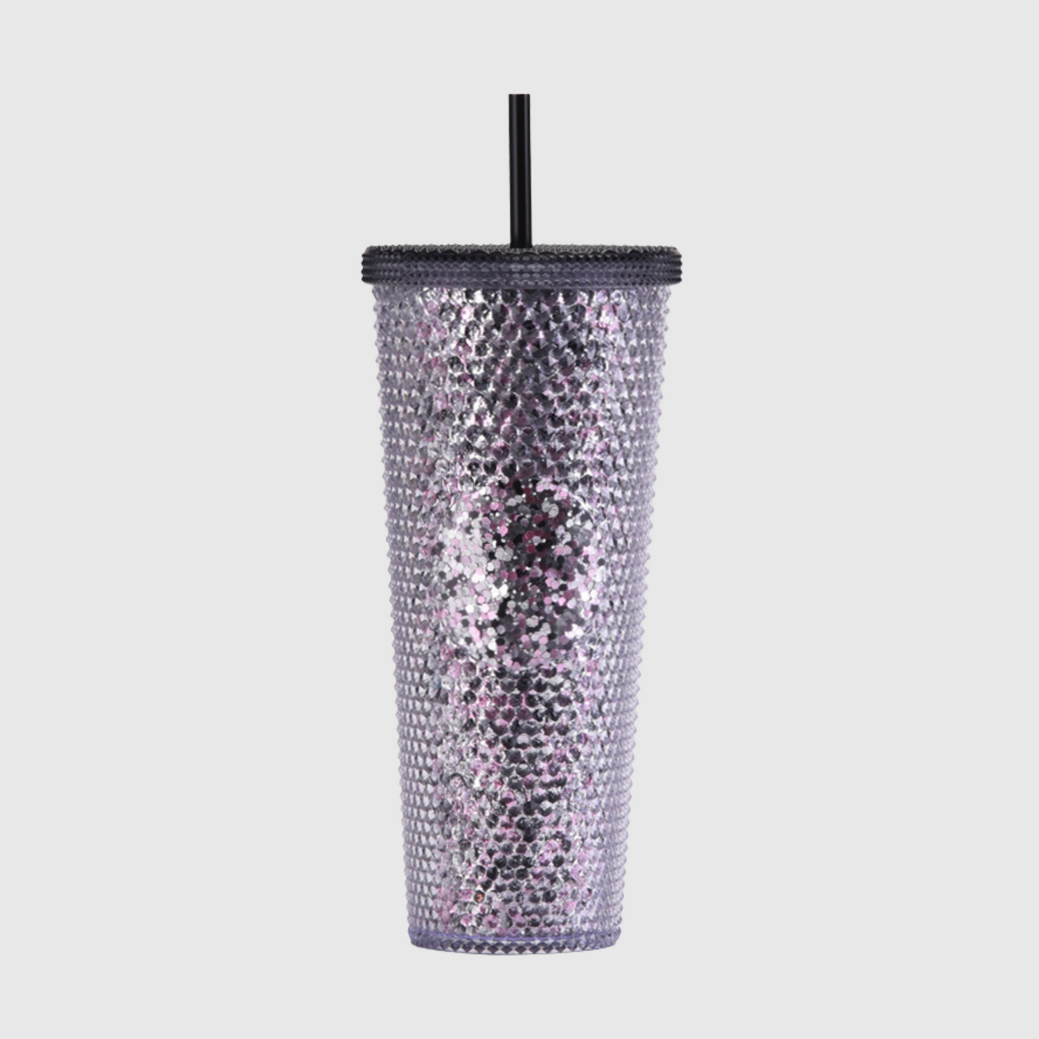 24oz Double Wall Textured Tumbler with Straw