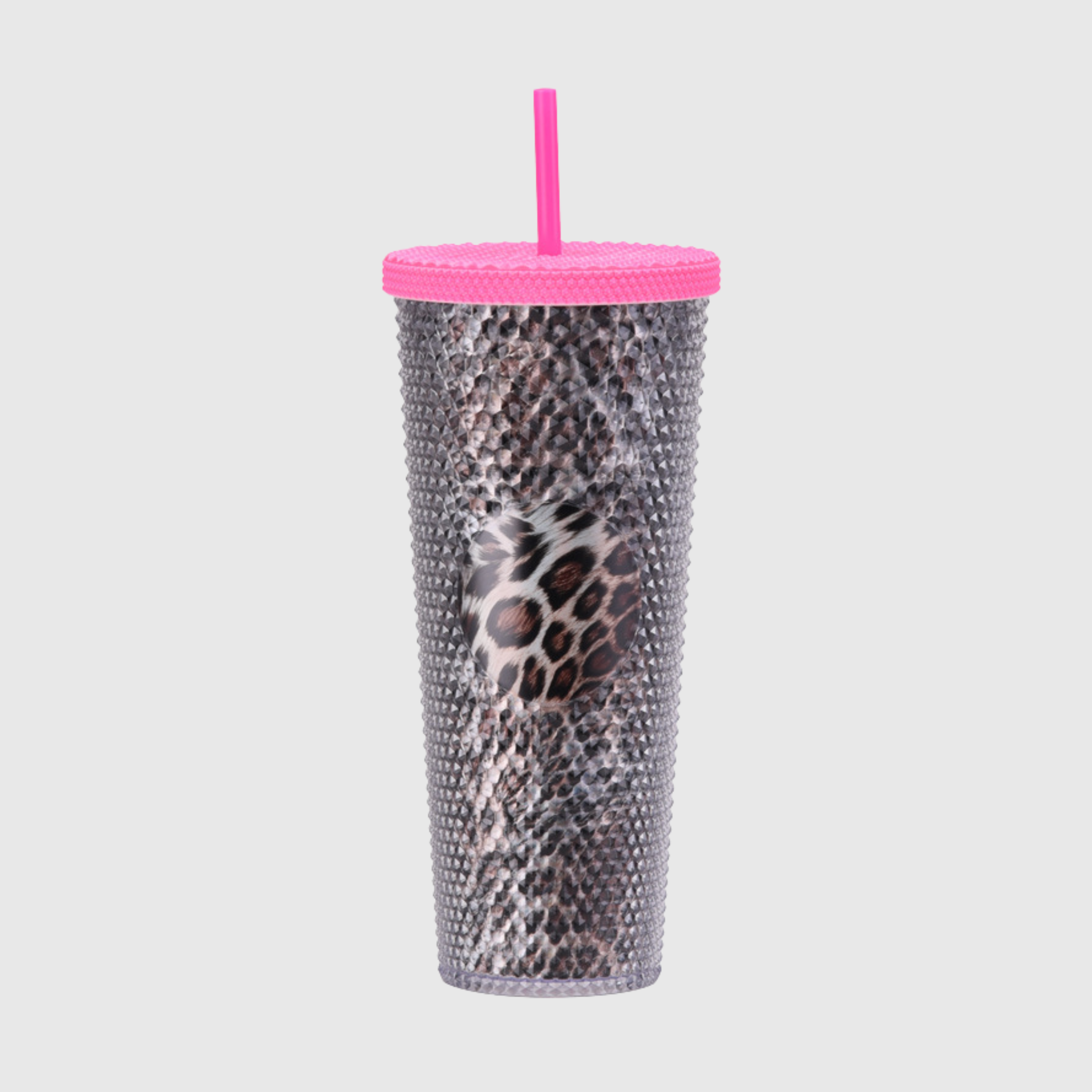 24oz Double Wall Textured Tumbler with Straw