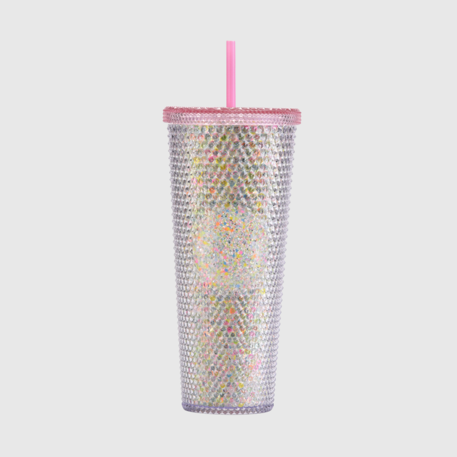 24oz Double Wall Textured Tumbler with Straw