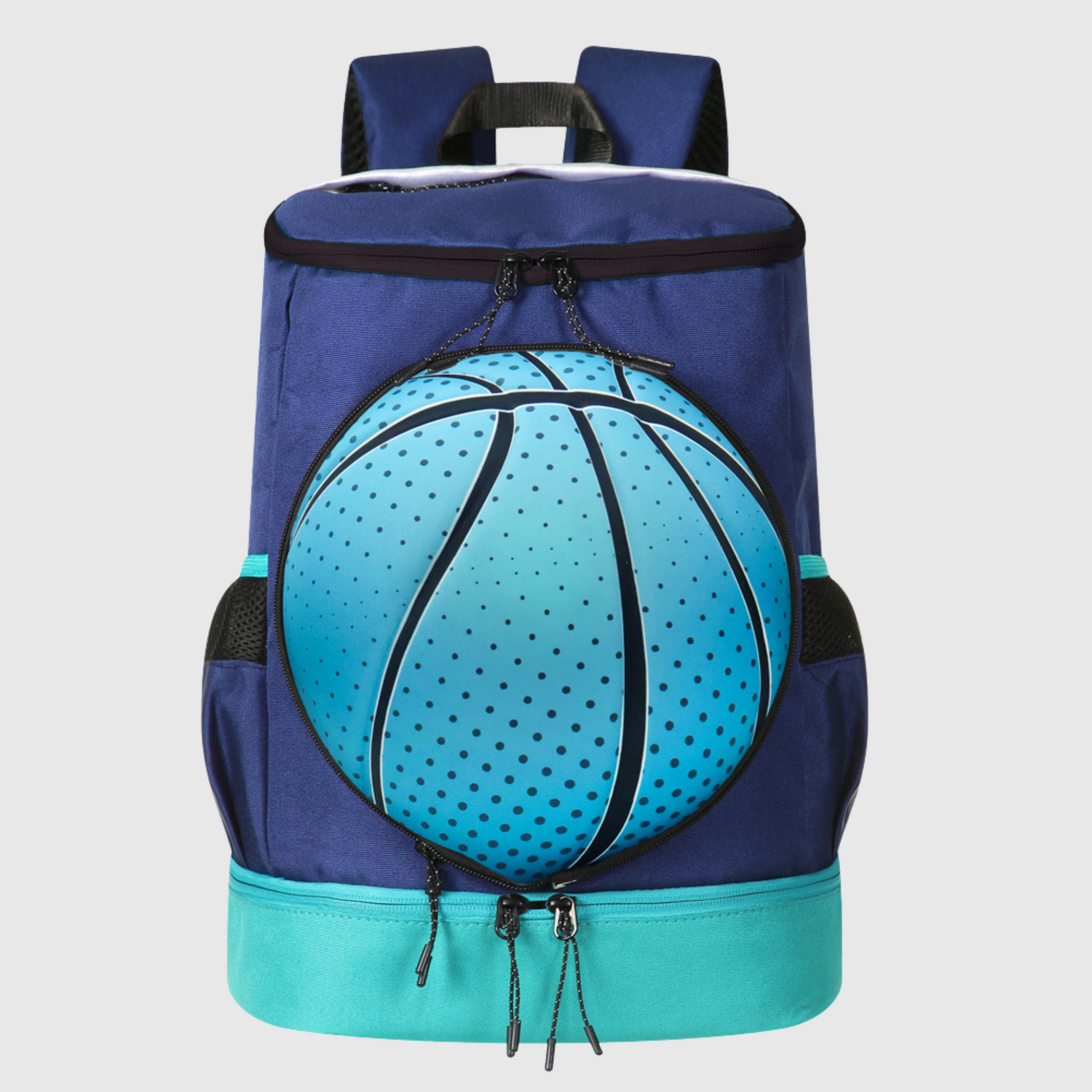 Basketball Bag with Ball and Shoe Compartments