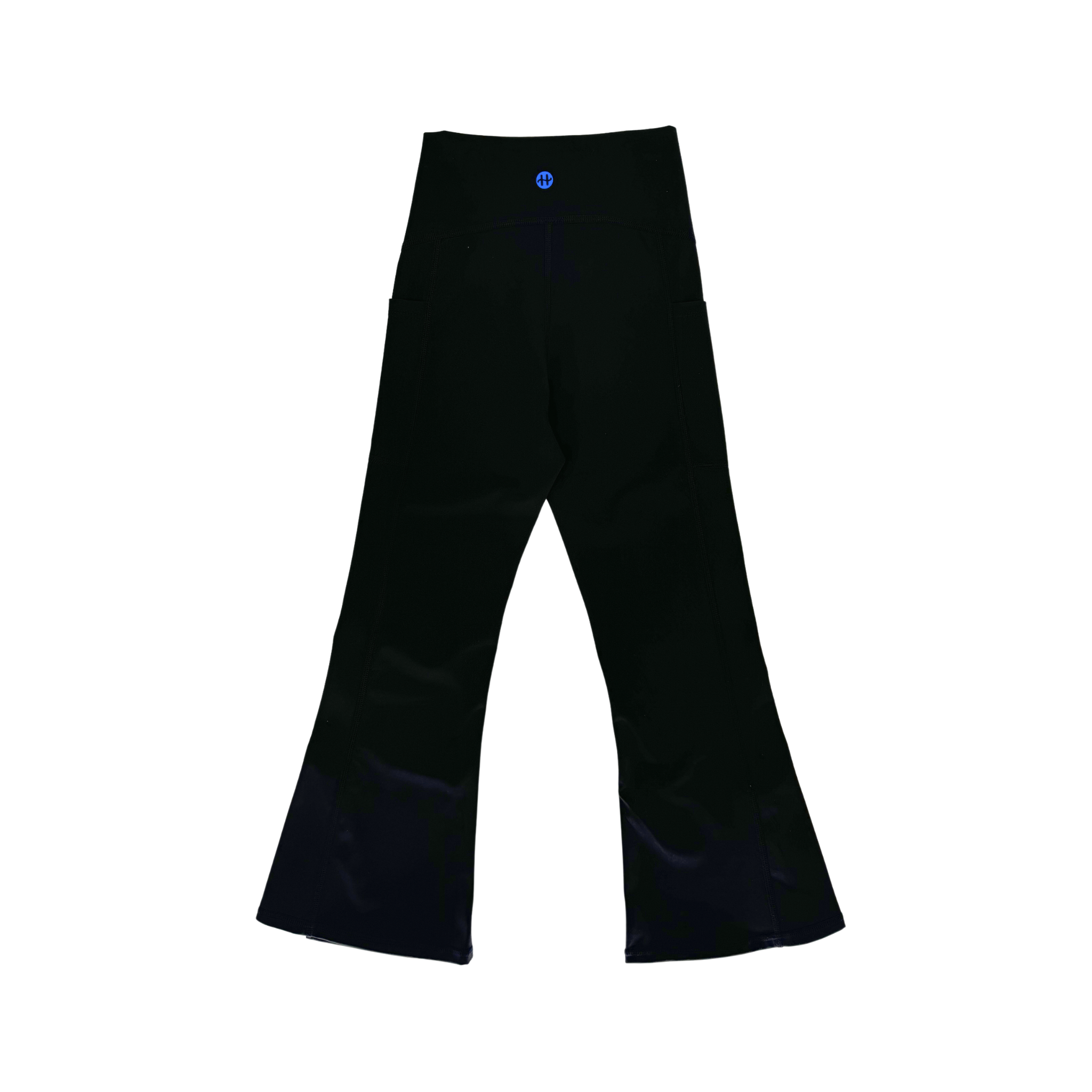 luna girls flare leggings black flatlay back