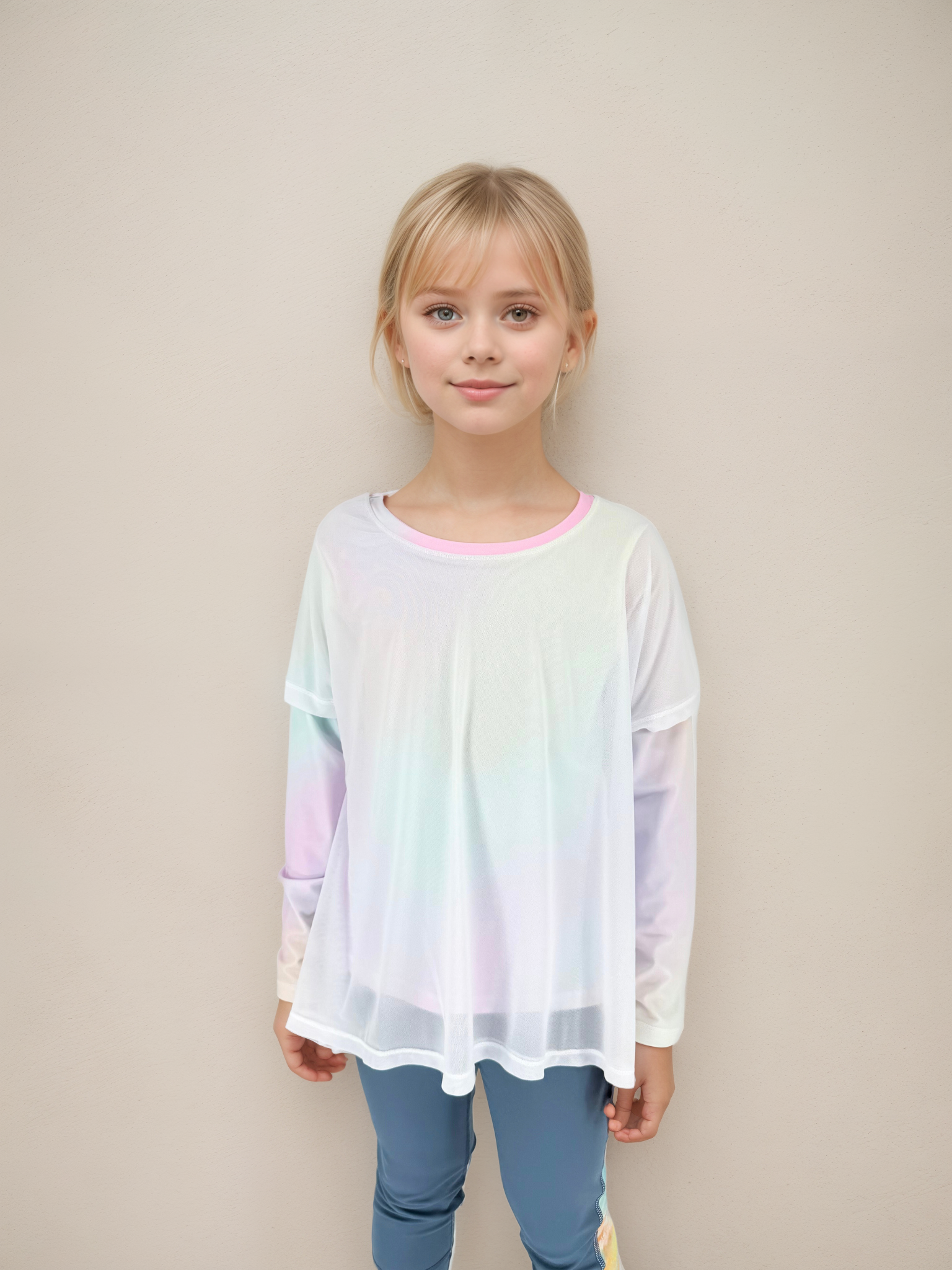 girls layered long sleeve tee candy candy outfit