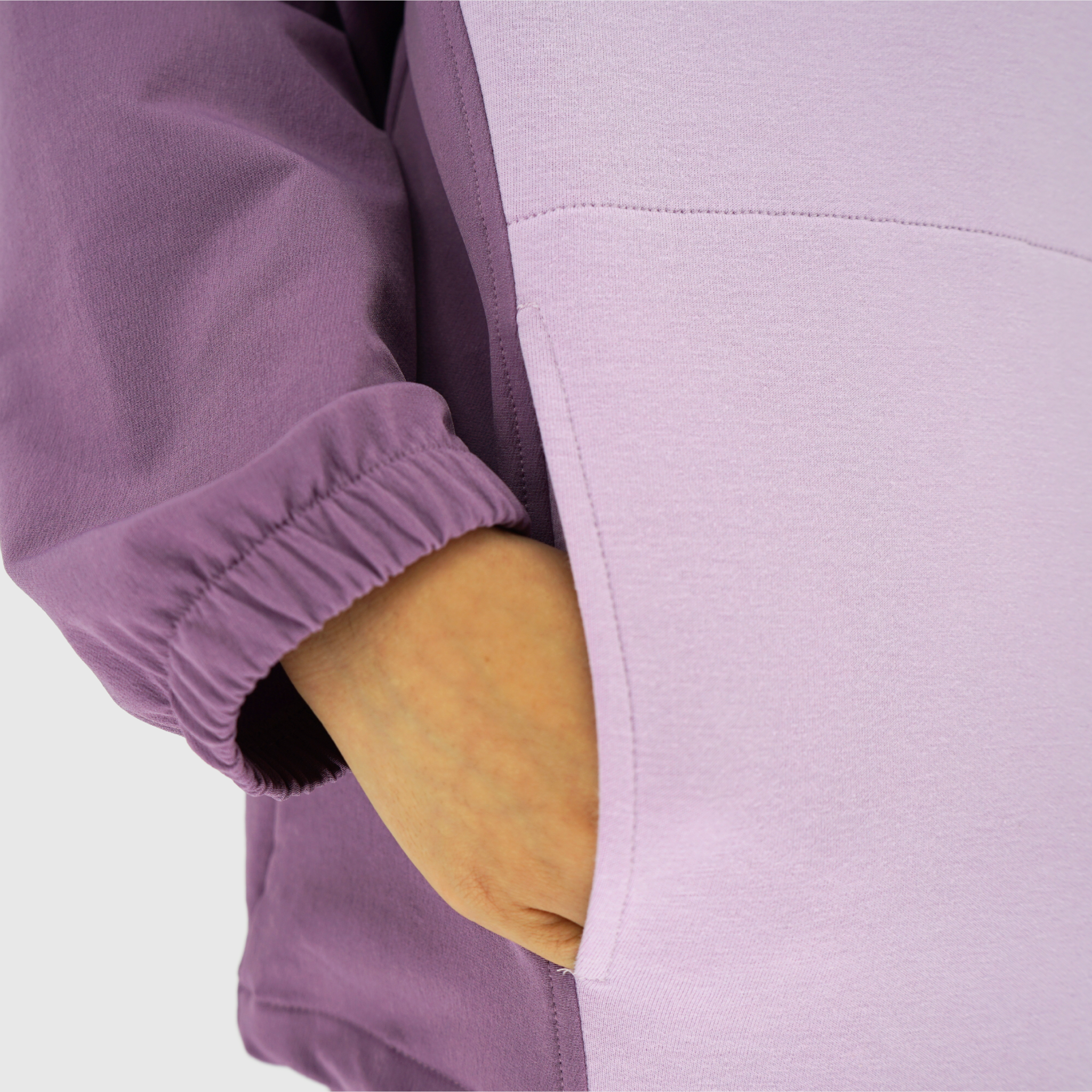 girls and boys color block pullover hoodie pockets