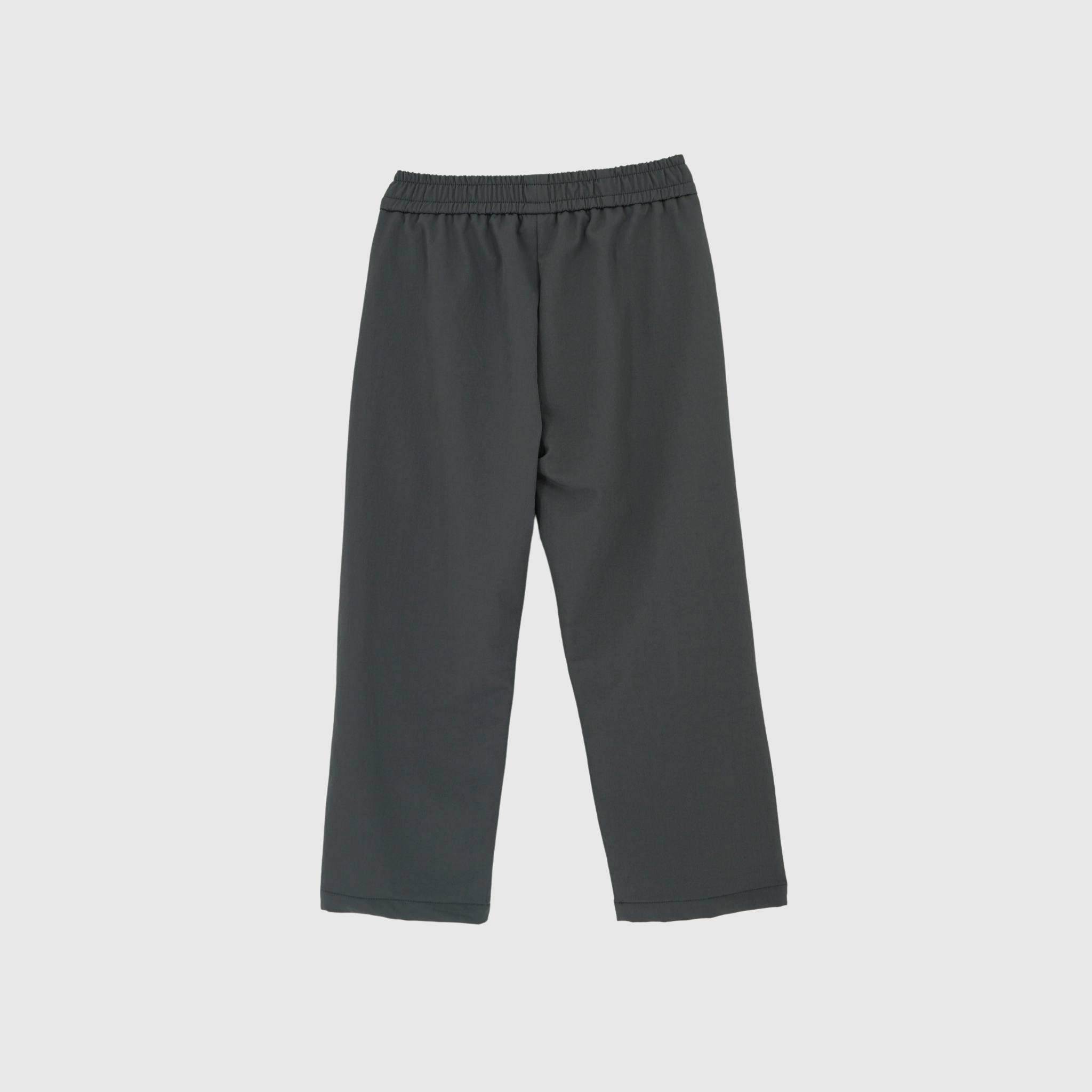 boys and girls weatherproof soft shell pants gray flatlay back