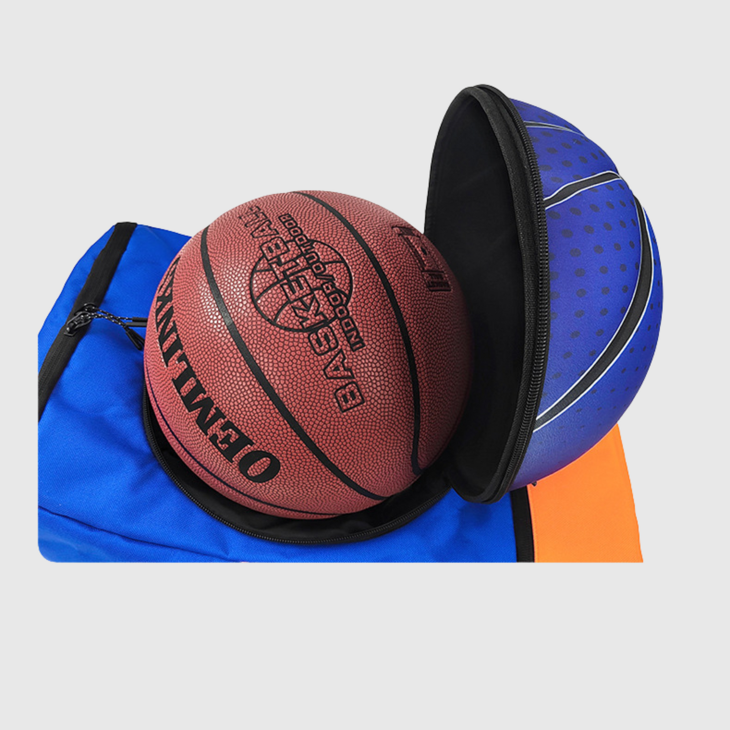 Basketball Bag with Ball and Shoe Compartment