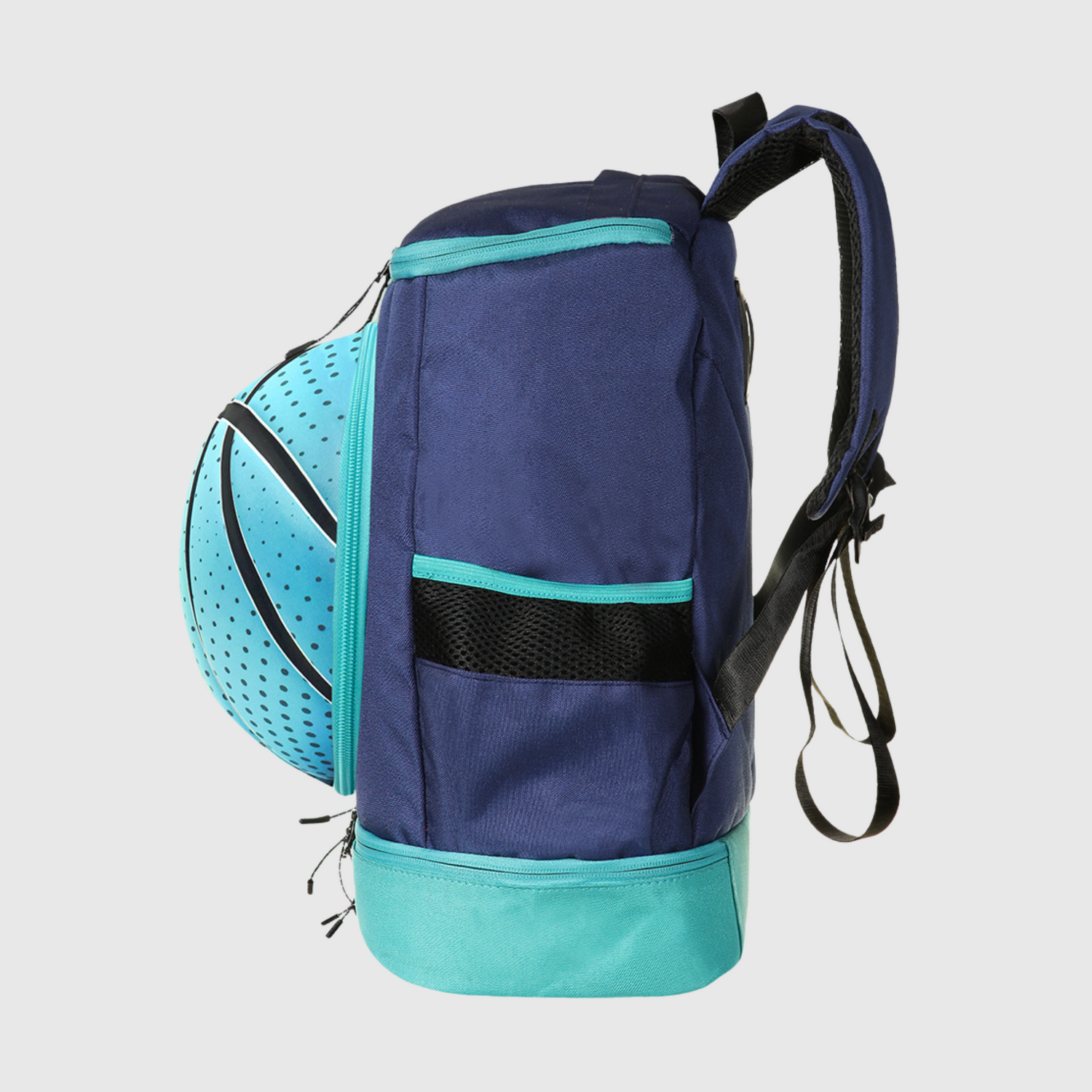 Basketball Bag with Ball and Shoe Compartment