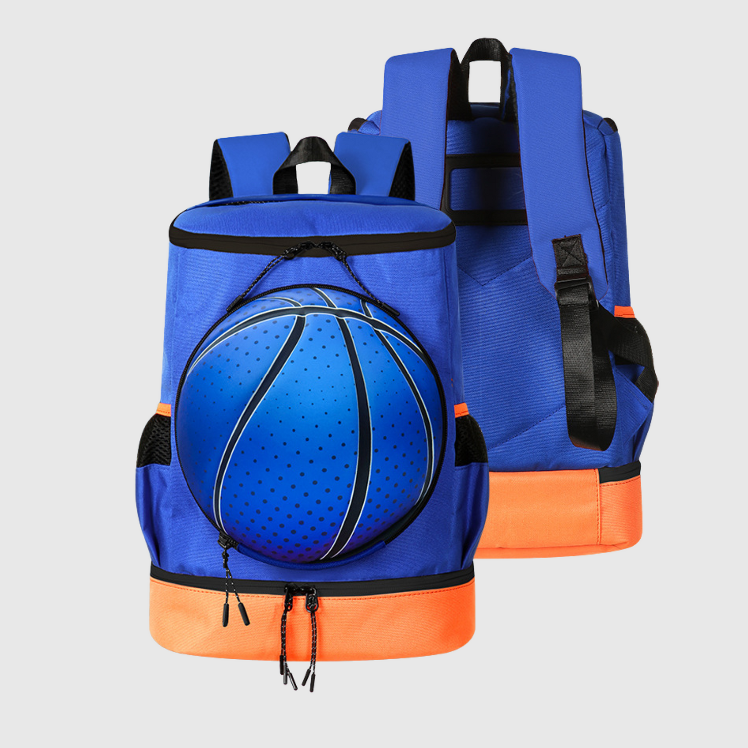 Basketball Bag with Ball and Shoe Compartment