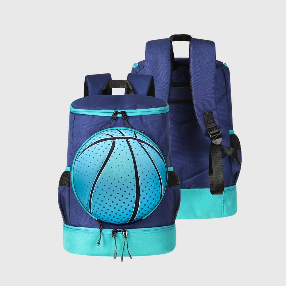 Basketball Bag with Ball and Shoe Compartments