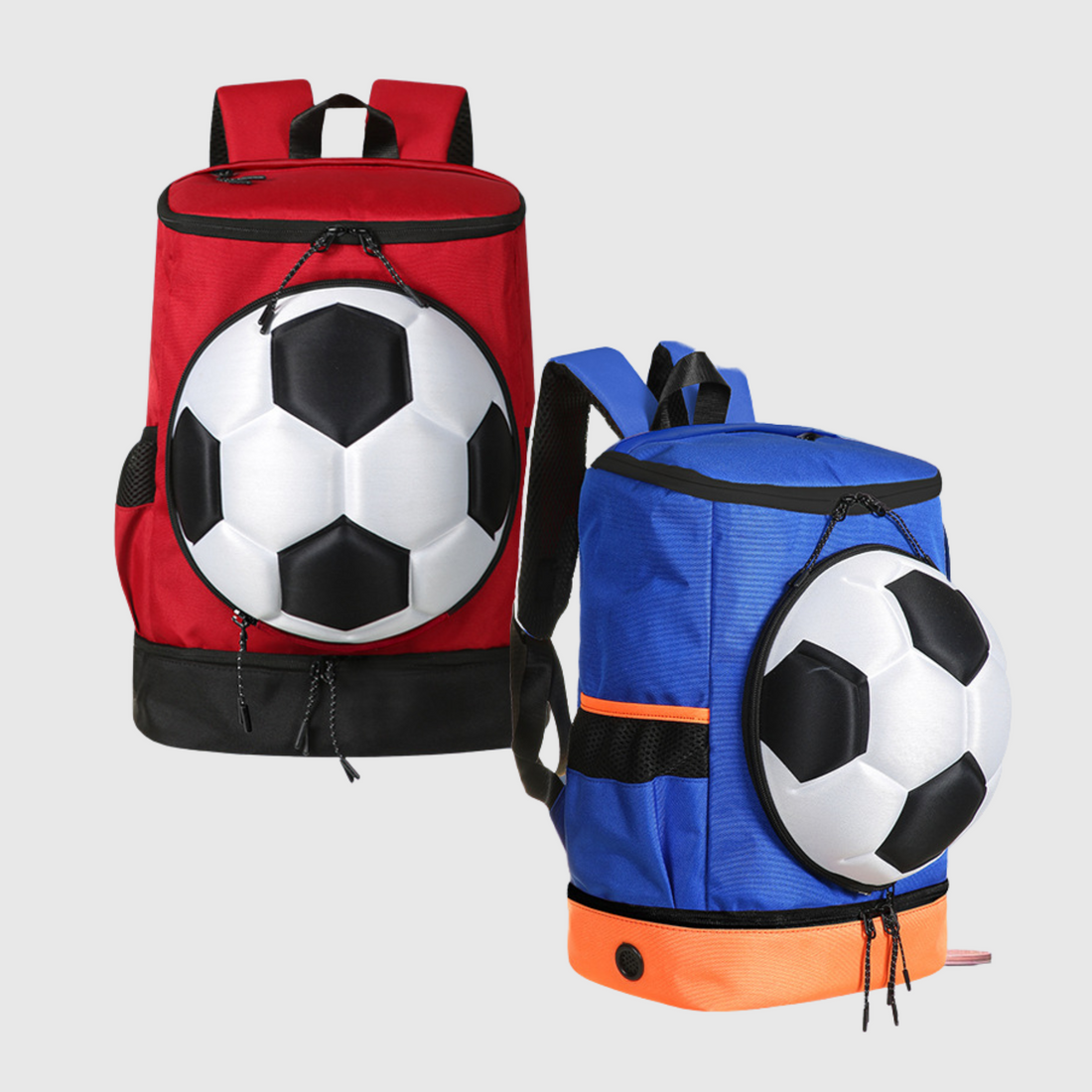 Soccer Bag with Ball and Shoe Compartments