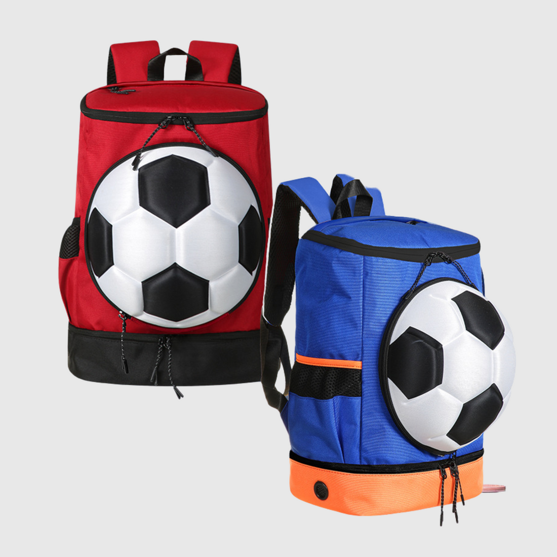 Soccer Bag with Ball and Shoe Compartment