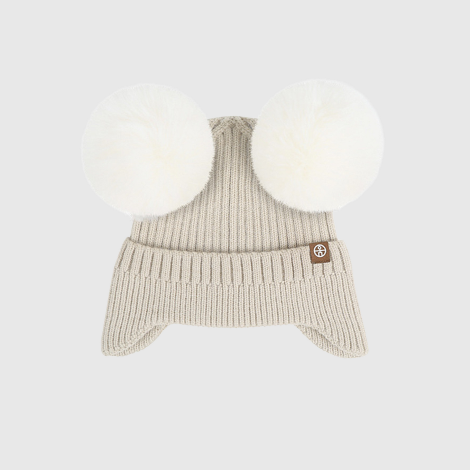 Maple Pom Pom Cable Knit Hat