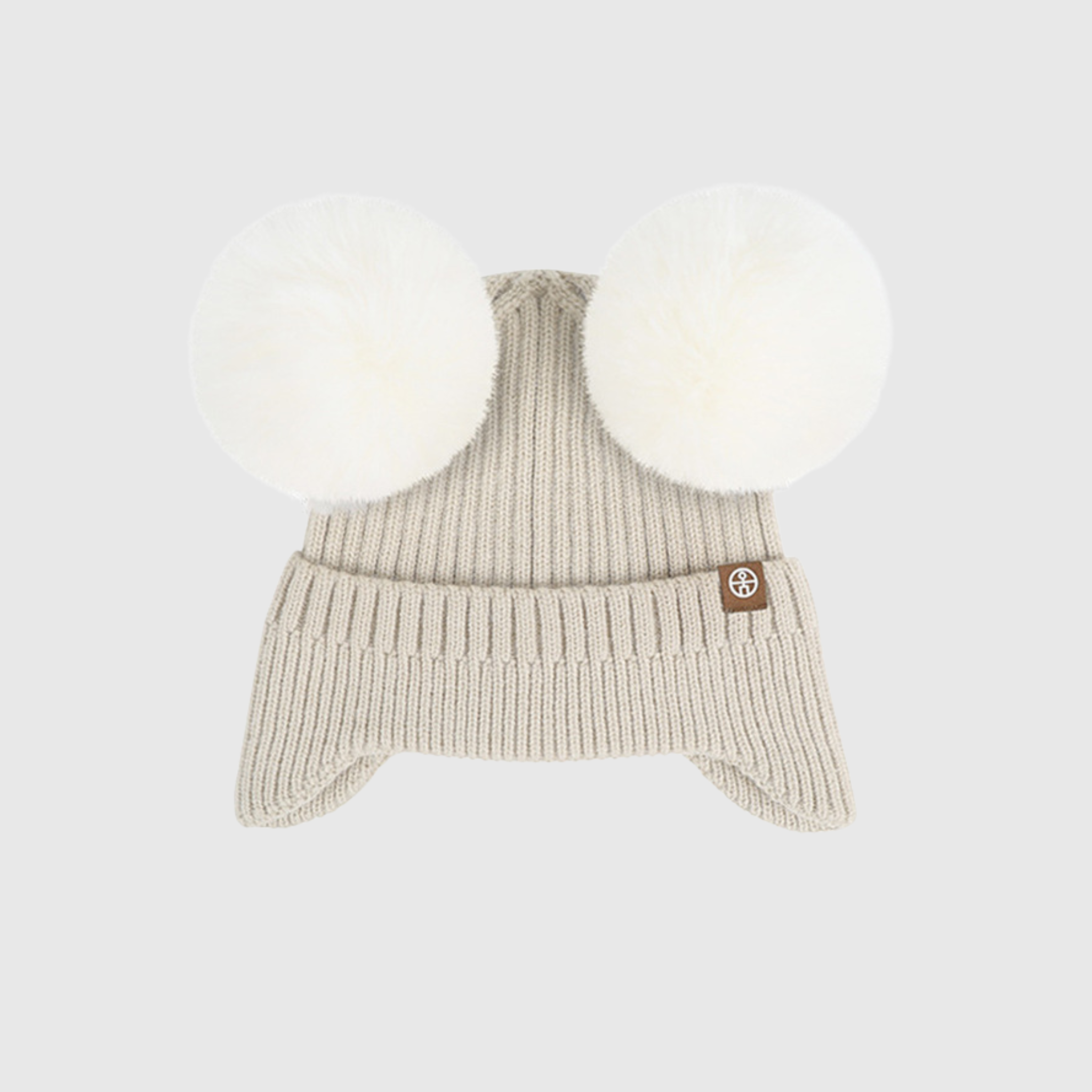 Maple Pom Pom Cable Knit Hat