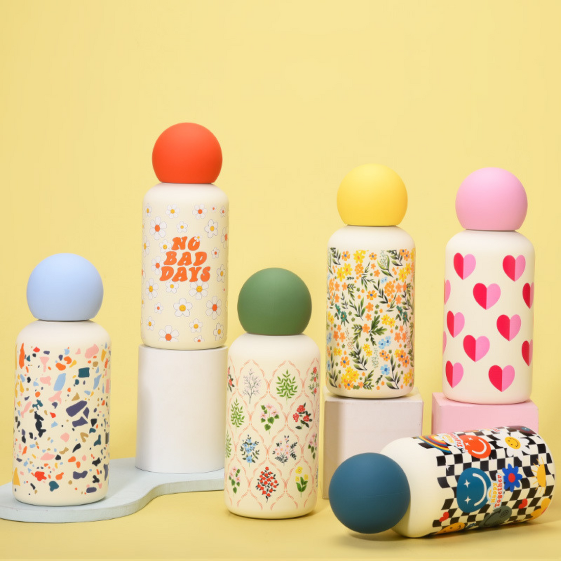 12oz Insulated Stainless Steel Water Bottle with Print