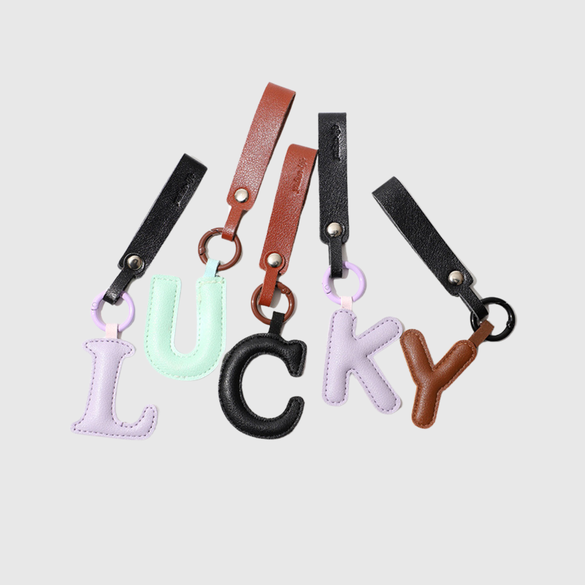 Letter A-Z Keychain Bag Charm