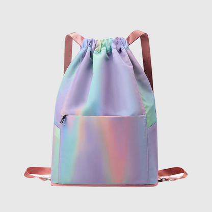 Flex Foldable Drawstring Backpack