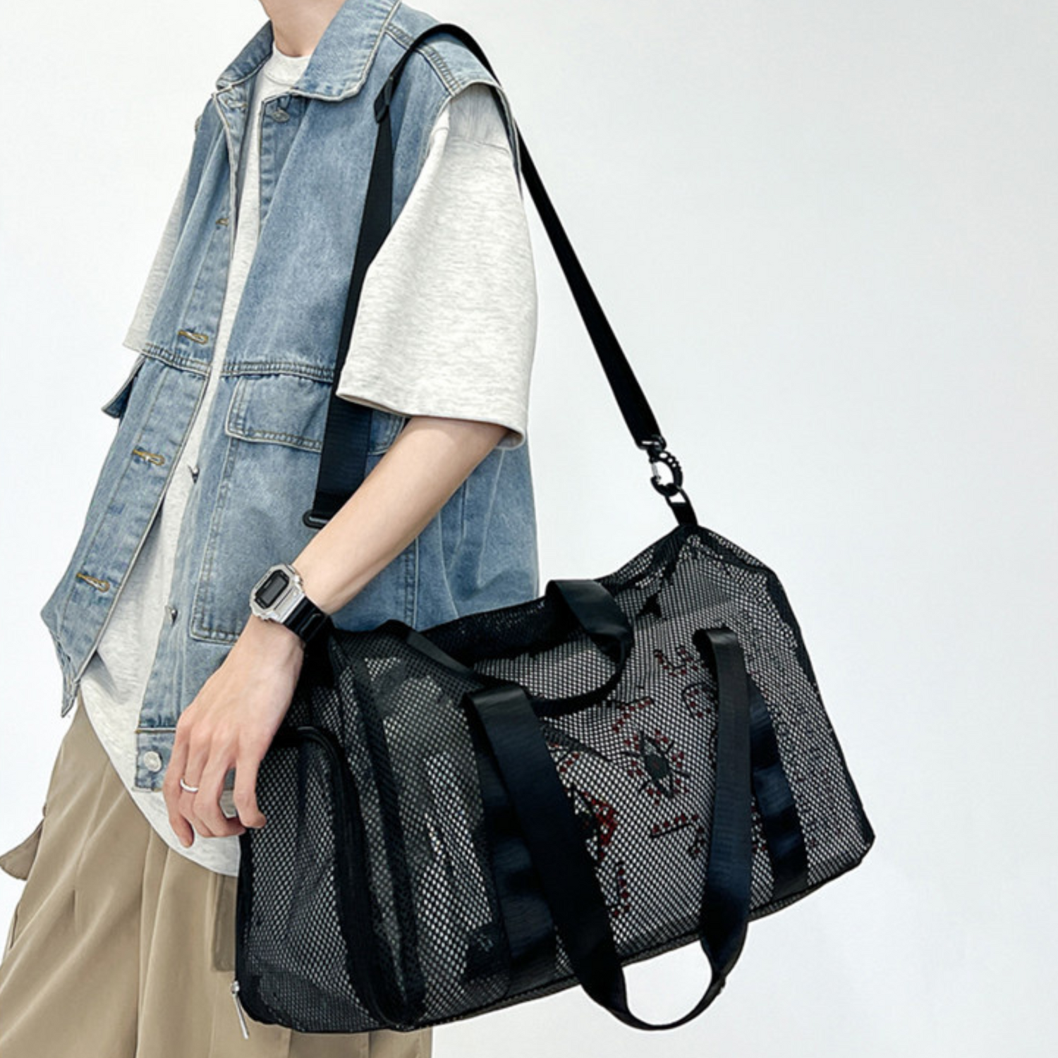 Mesh Duffel Bag