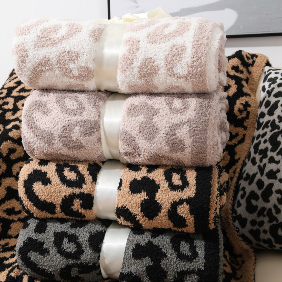 Luxe Leopard Throw Blanket