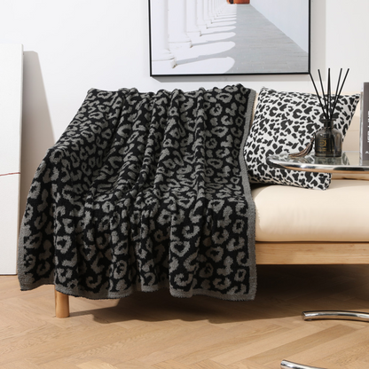 Luxe Leopard Throw Blanket