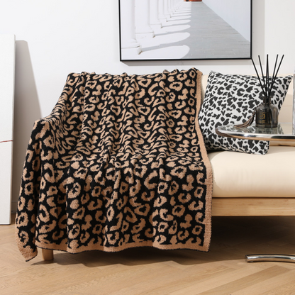 Luxe Leopard Throw Blanket