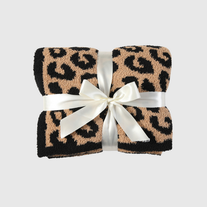 Luxe Leopard Throw Blanket