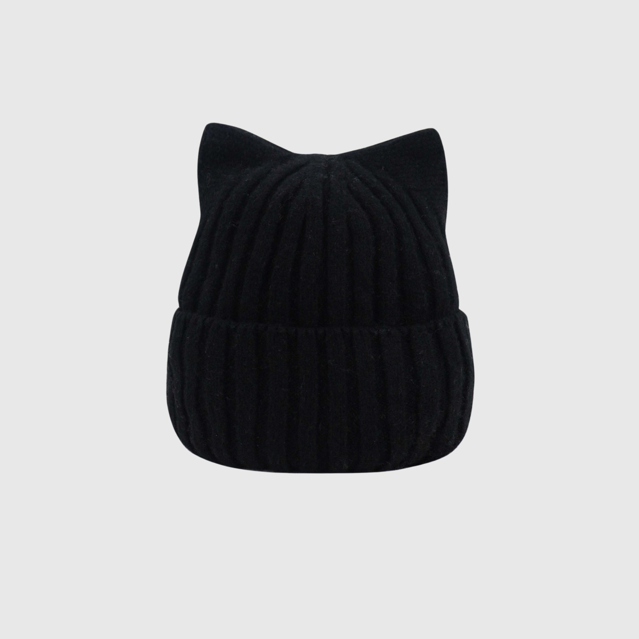 Felix Cat Ear Knit Cable Wool Hat