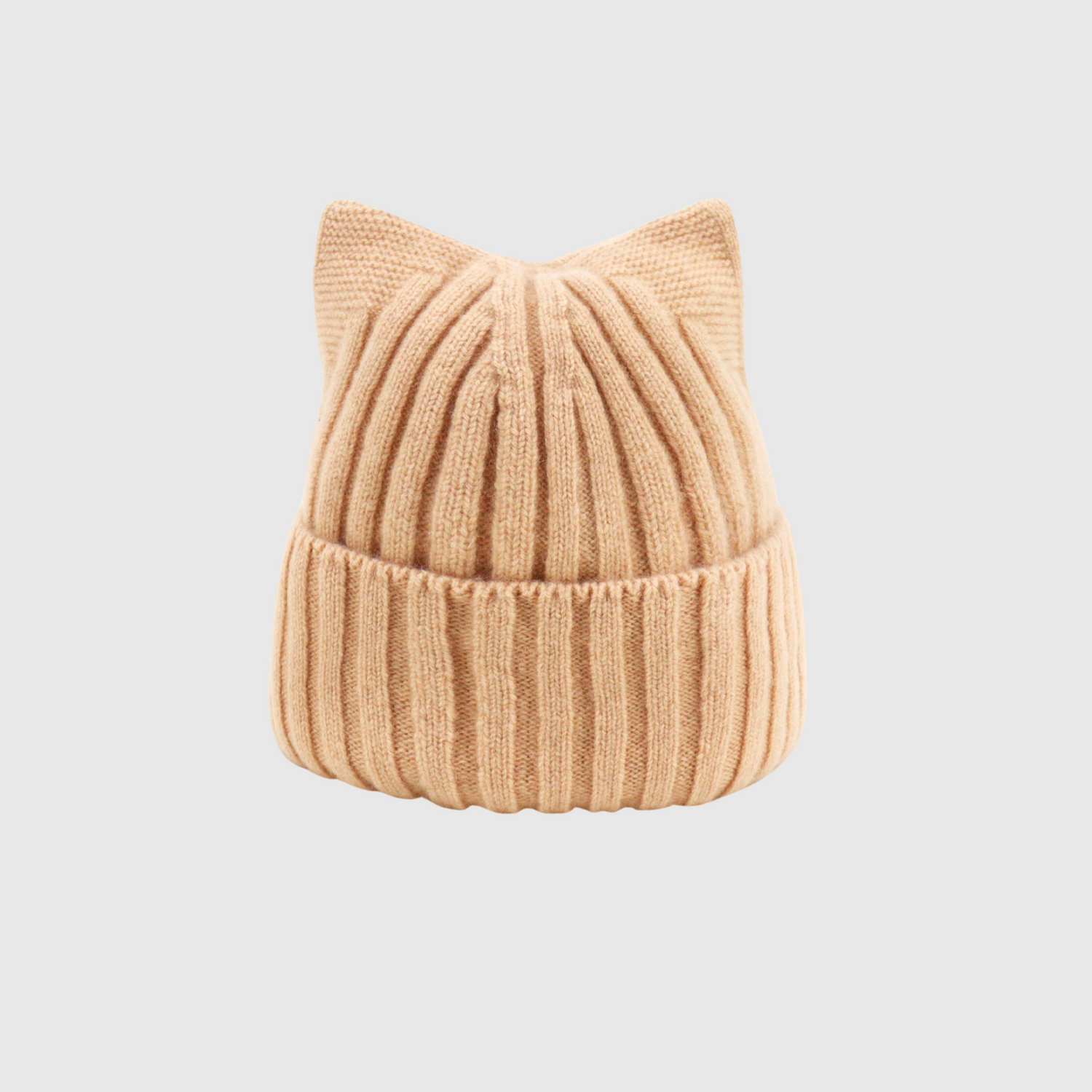 Felix Cat Ear Knit Cable Wool Hat