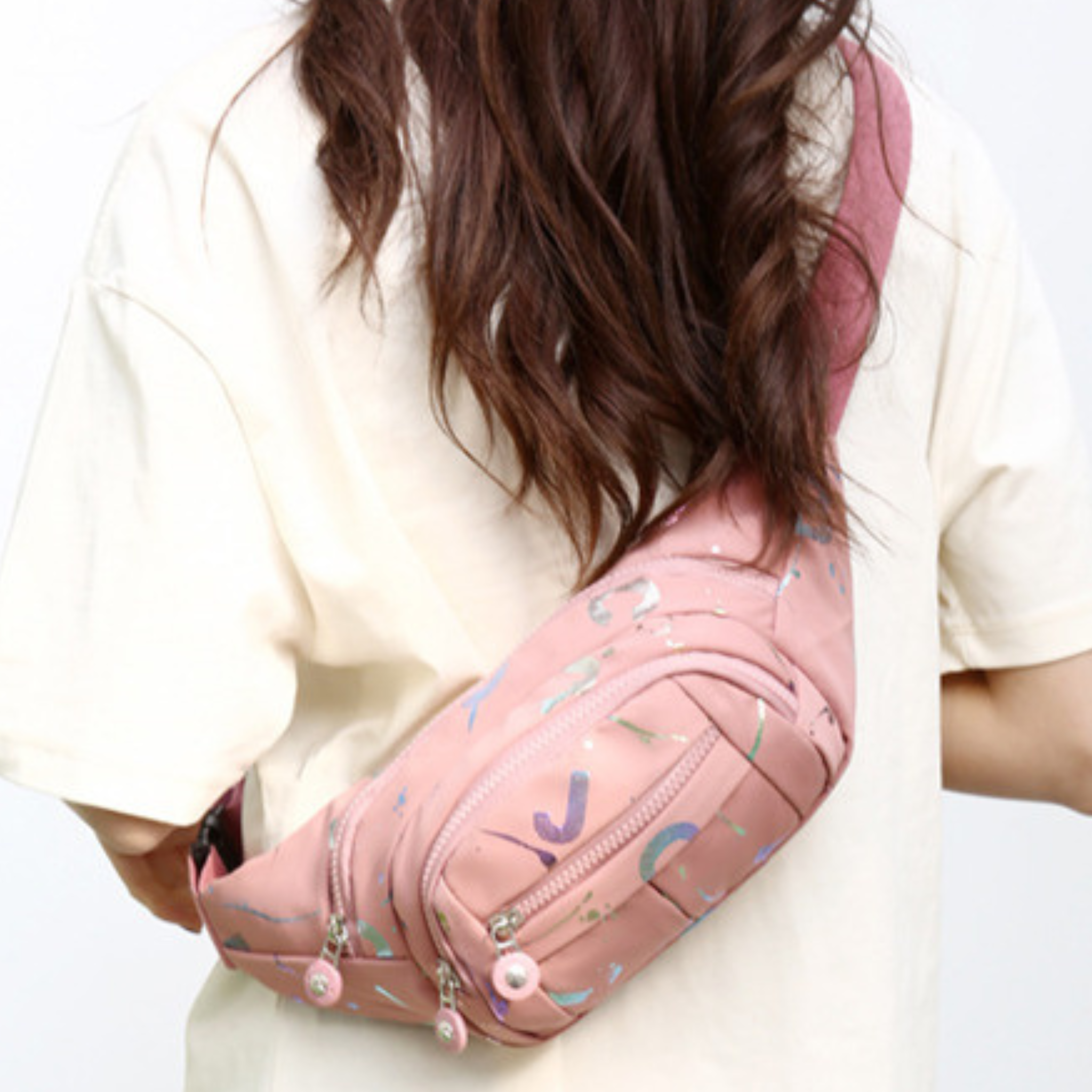 Graffiti Fanny Pack Crossbody Bag