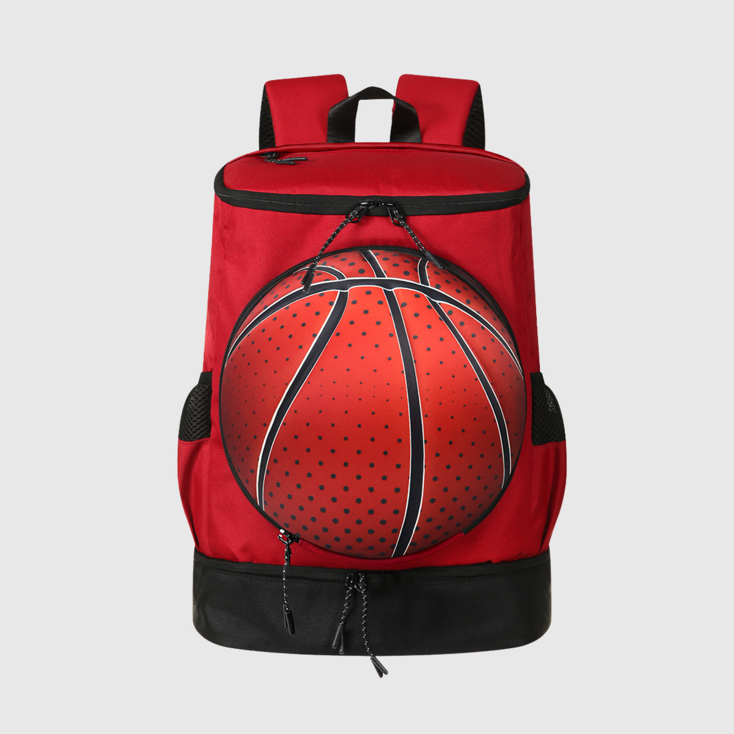 Basketball Bag with Ball and Shoe Compartment