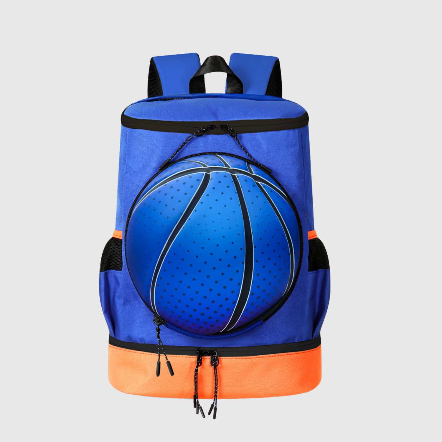 Basketball Bag with Ball and Shoe Compartment