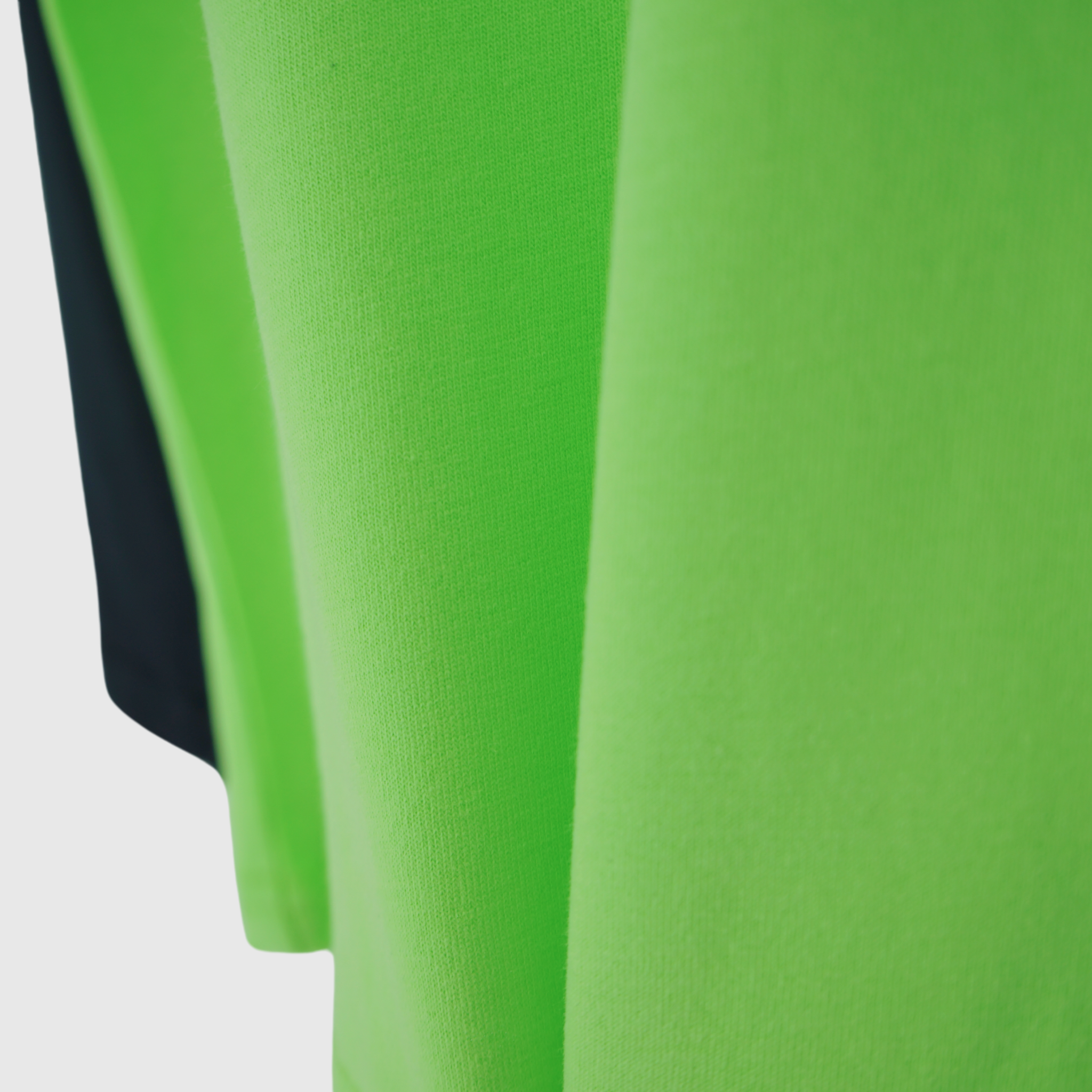 boys and girls color block cotton long sleeve tee green details fabric