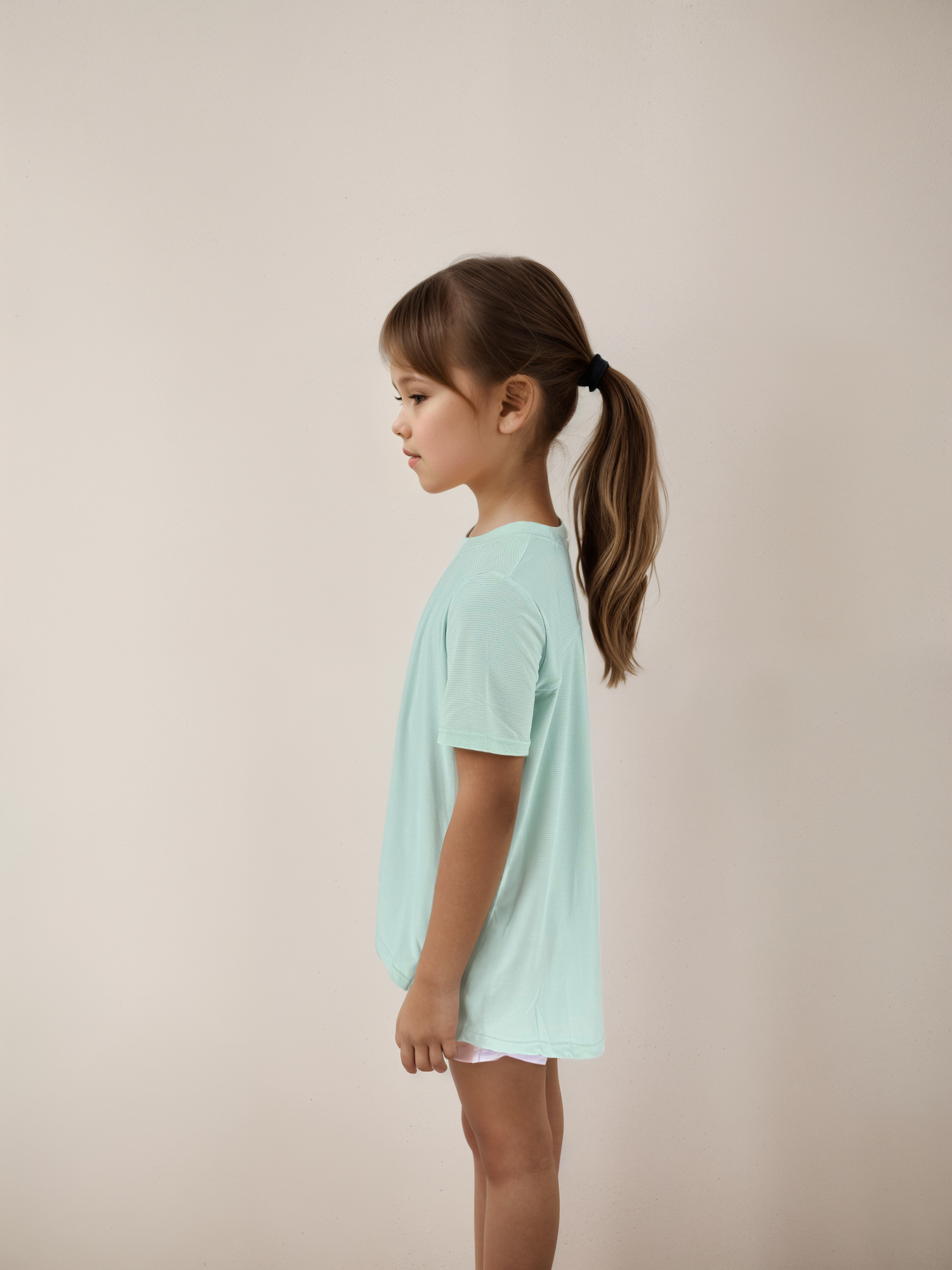 kids girls and boys short sleeve tee side