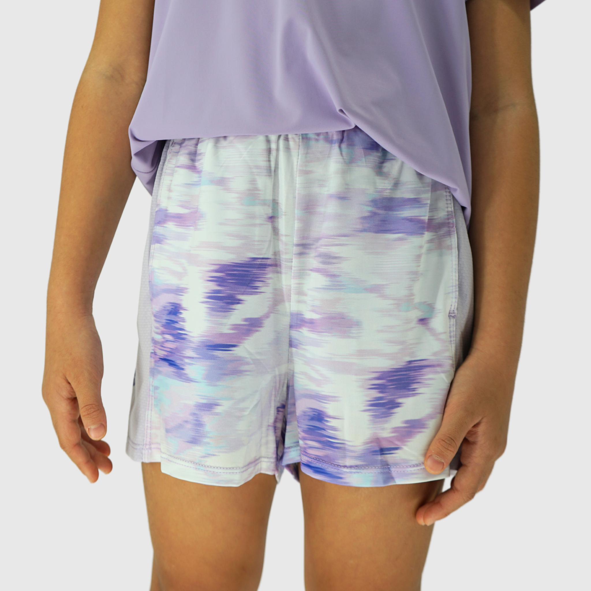 girls sports quick dry shorts front