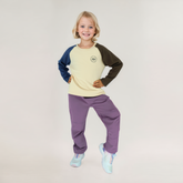 girls and boys soft fleece long sleeve tee with pants