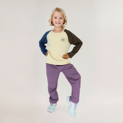 girls and boys soft fleece long sleeve tee with pants