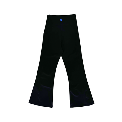 luna girls flare leggings black flatlay back