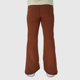 luna girls flare leggings chestnut back