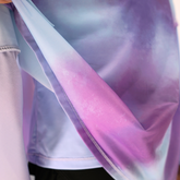 girls layered long sleeve tee violet sky details