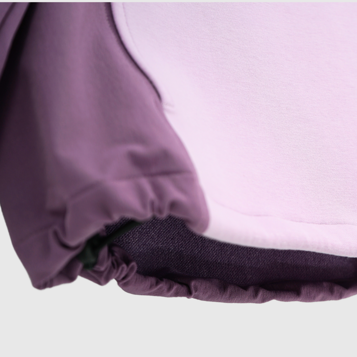 girls and boys color block pullover hoodie details