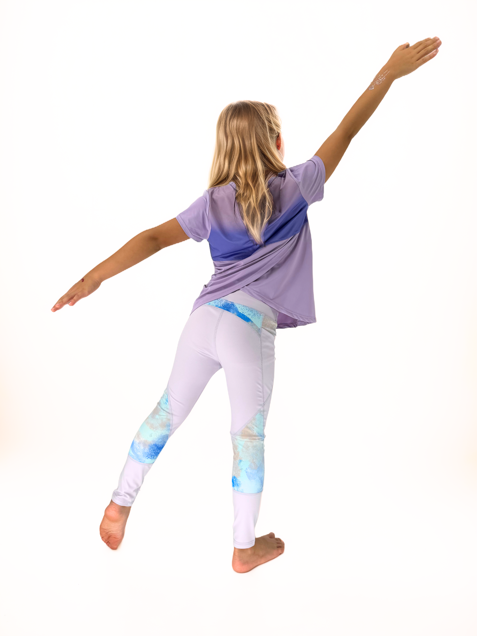 girls leggings with pockets outfit back