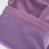 girls and boys weatherproof soft shell pants purple fabric