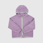girls and boys zip hooded jacket flatlay front