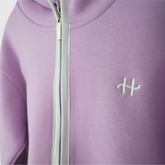 girls and boys zip hooded jacket logo