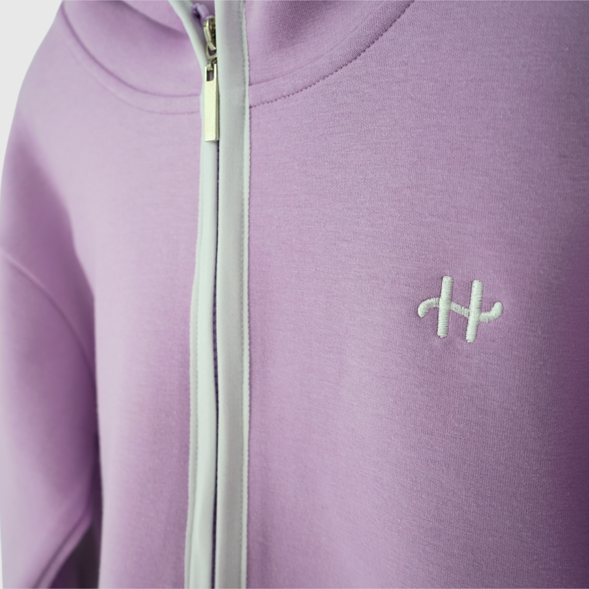 girls and boys zip hooded jacket logo