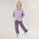 girls and boys zip hooded jacket with pants
